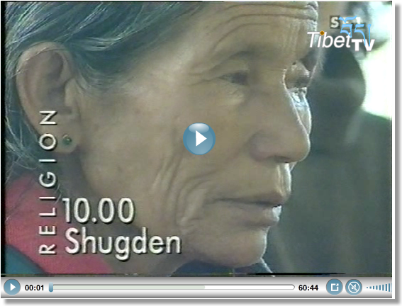 Klicken Sie bitte auf das Bild um das Video auf TibetOnline TV zu sehen. SF1 Beitrag zu Shugden