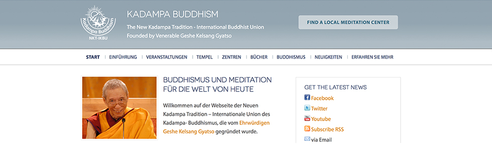 Kadampa Moderner Buddhismus Meditation NKT