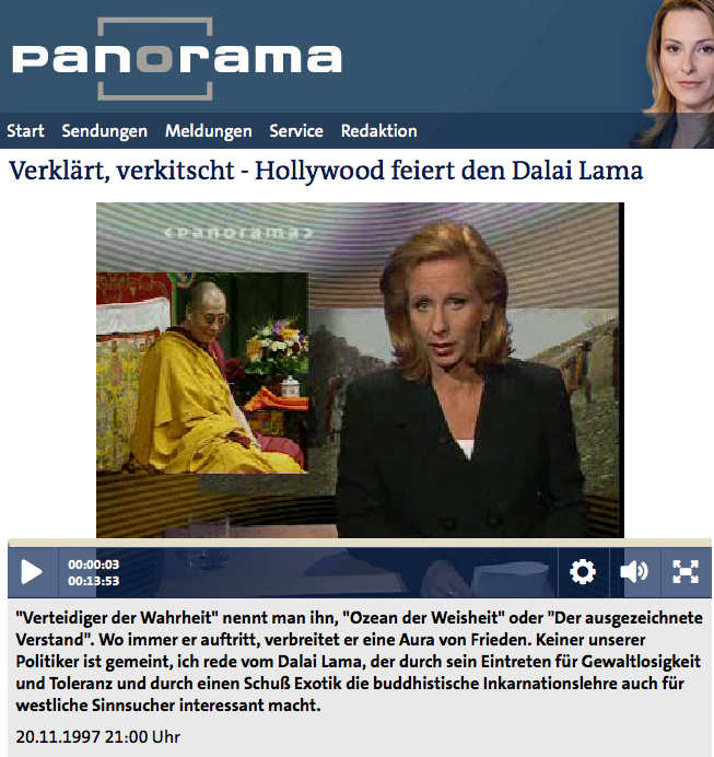 Dalai Lama Panorama Shugden