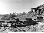 Bundesarchiv Bild 135-S-13-03-05, Tibetexpedition, Landschaftsaufnahme, Chörten